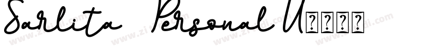 Sarlita   Personal U字体转换